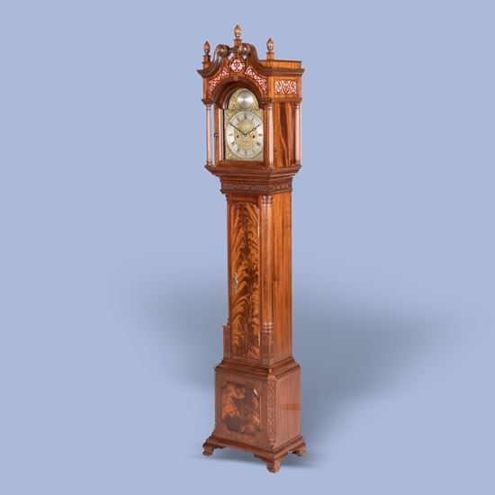 A Miniature Grandfather Clock by Dent of London